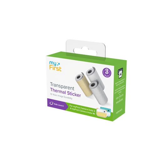 Thermal Sticker Transparent Gold Silver for myFirst Camera Insta 2/Insta Wi/ Insta 20