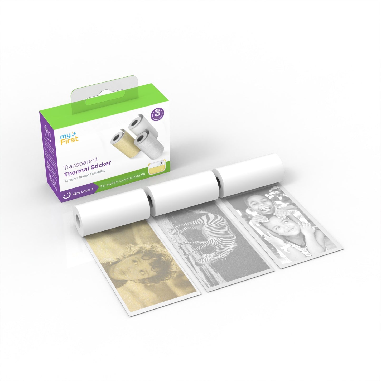Thermal Sticker Transparent Gold Silver for myFirst Camera Insta 2/Insta Wi/ Insta 20