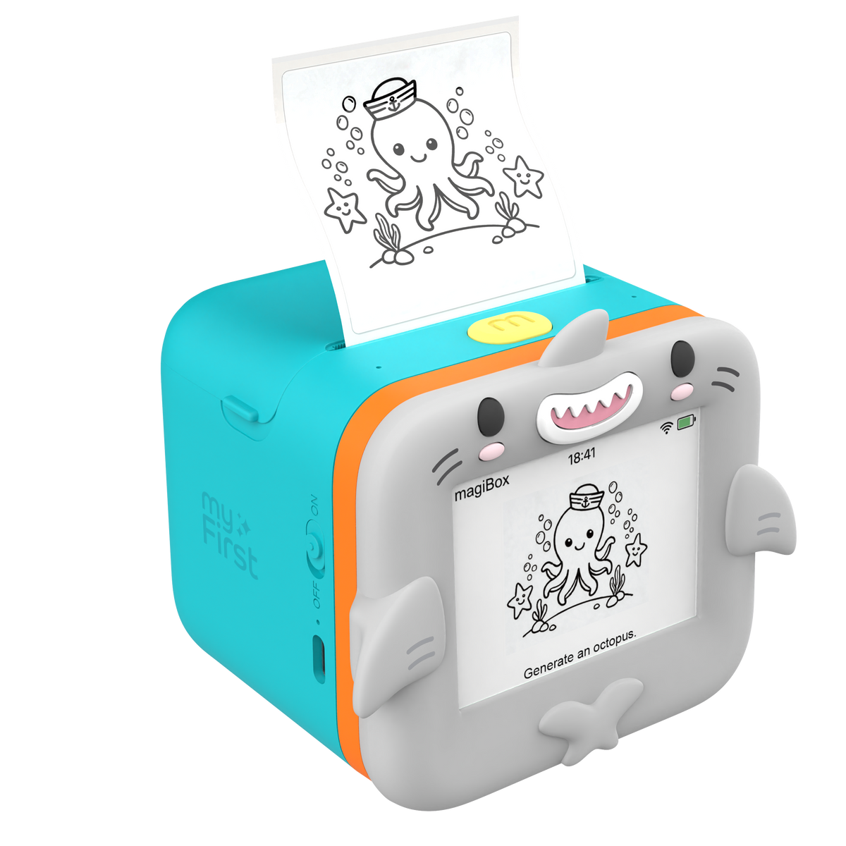 myFirst Insta magiBox - Voice-to-Image Printer & Story Maker Gift for Kids 4+