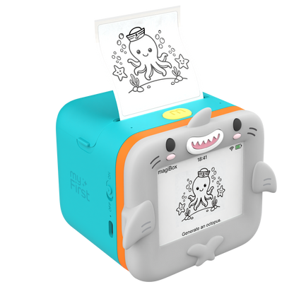 myFirst Insta magiBox - Voice-to-Image Printer & Story Maker Gift for Kids 4+